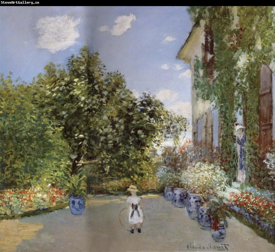 Claude Monet The Artist-s House at Argenteuil